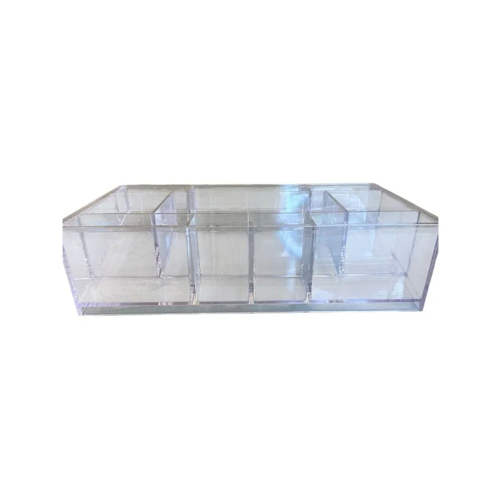 Clear Makup Try Drawer Organizer Multi-Compartment Cosmetic Vanity Organizer
